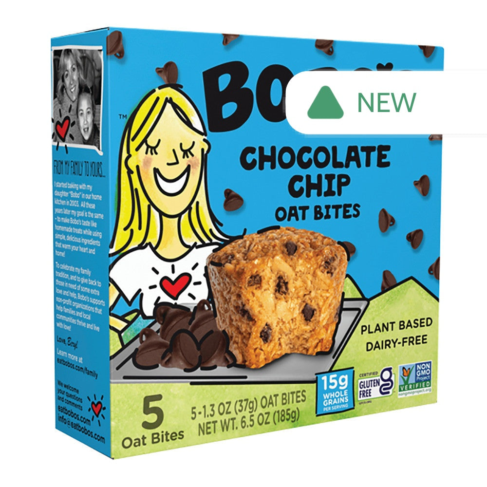 Wholesale Bobo'S Chocolate Chip Oat Bites 6.5 Oz Box- Bulk