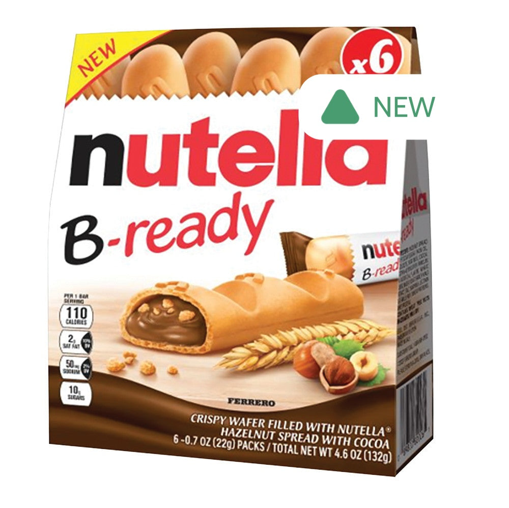 Wholesale Nutella B-Ready Filled Wafers 4.6 Oz Pouch- Bulk