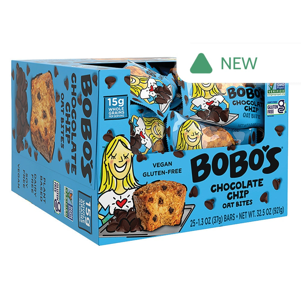 Wholesale Bobo'S Chocolate Chip Oat Bites 1.3 Oz- Bulk