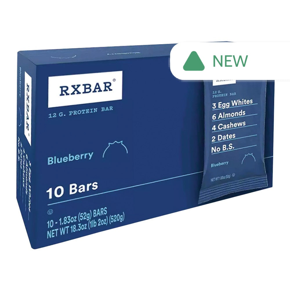 Wholesale Rx Bar Blueberry 10 Count 18.3 Oz Box- Bulk
