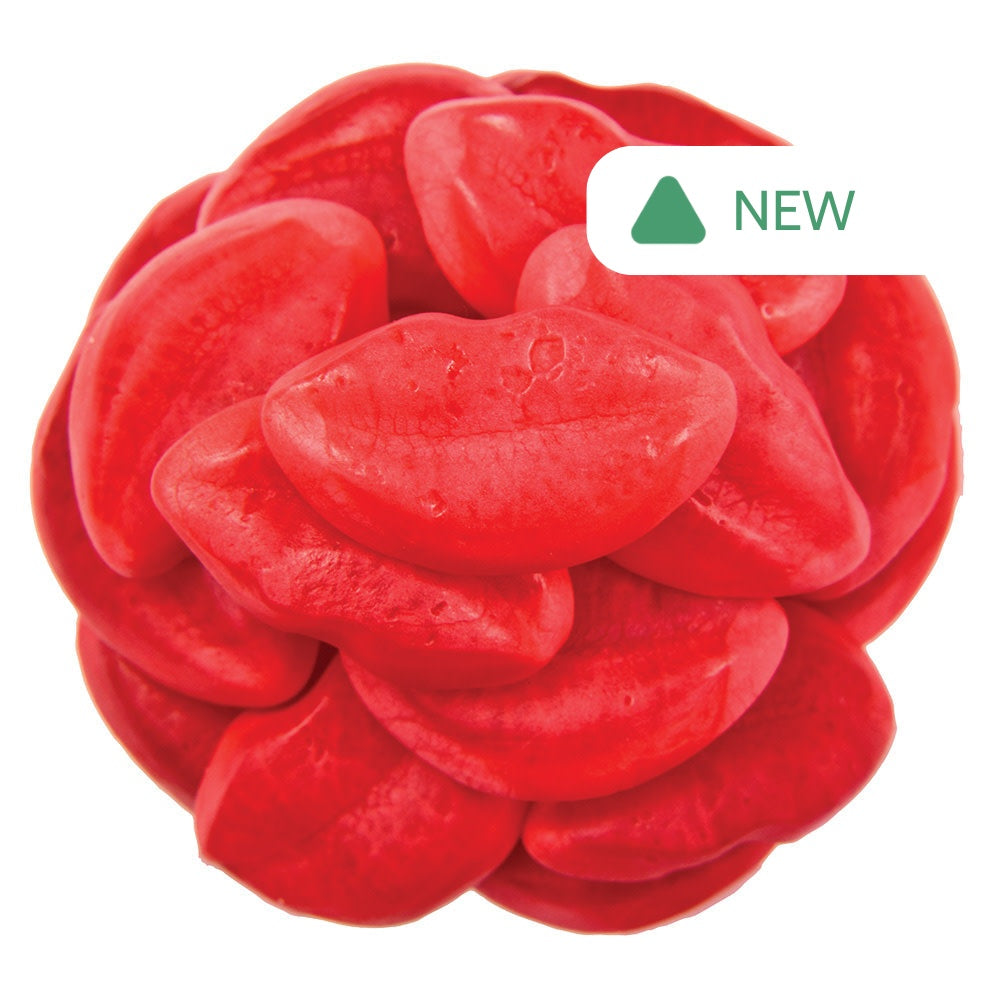 Wholesale Vidal Gummy Strawberry Filled Puffy Lips- Bulk