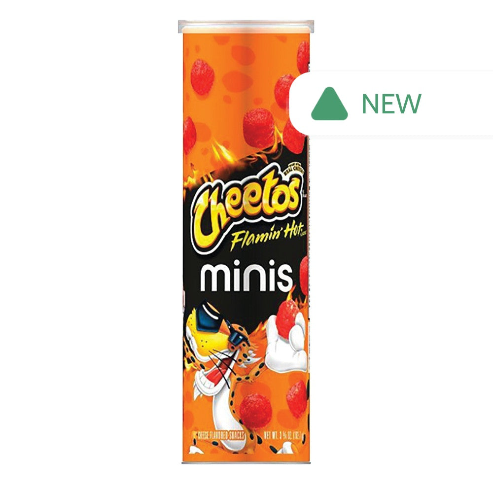 Wholesale Cheetos Minis Flamin Hot 3.625 Oz Canister- Bulk