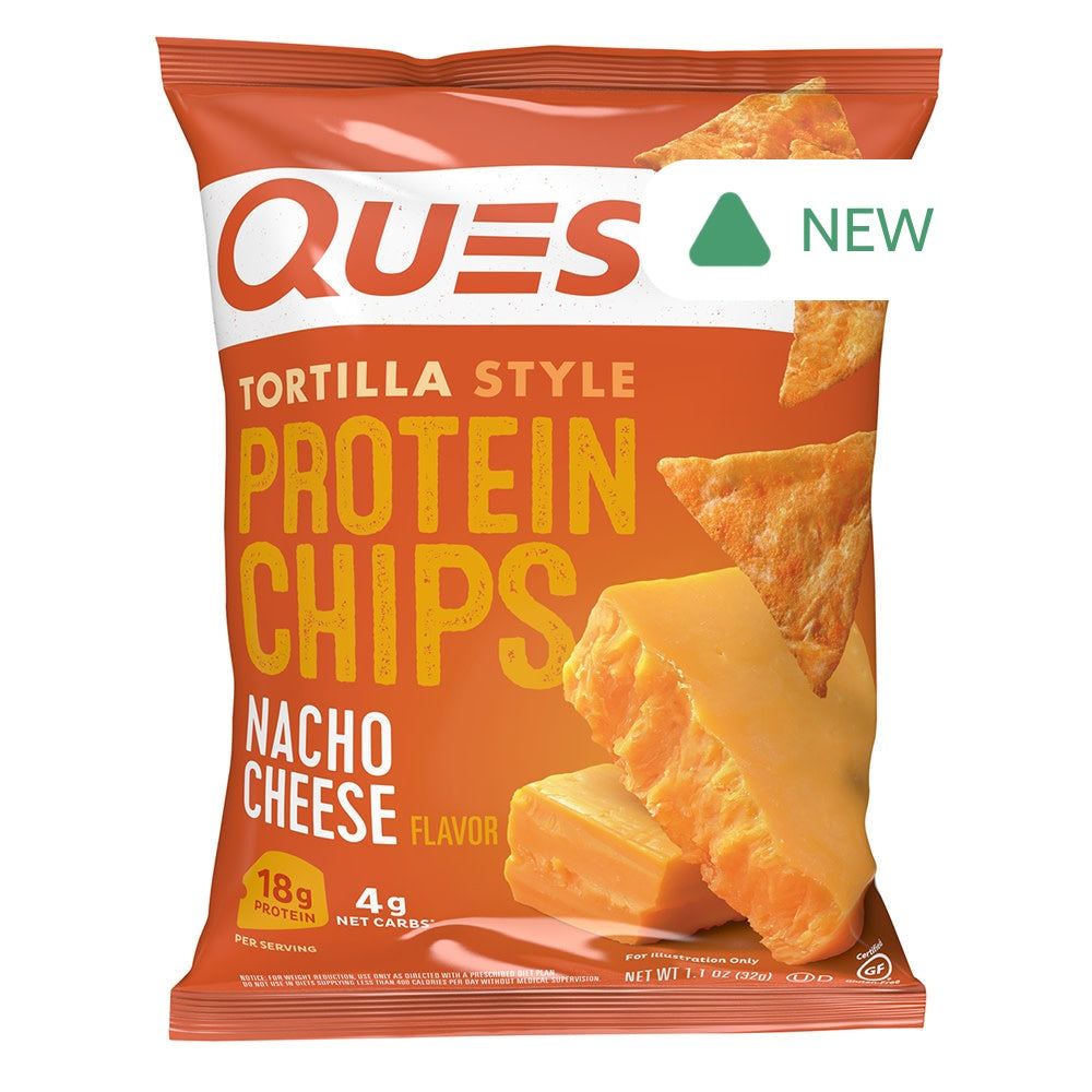 Wholesale Quest Tortilla Style Protein Chips Nacho Cheese 1.1 Oz Bag- Bulk