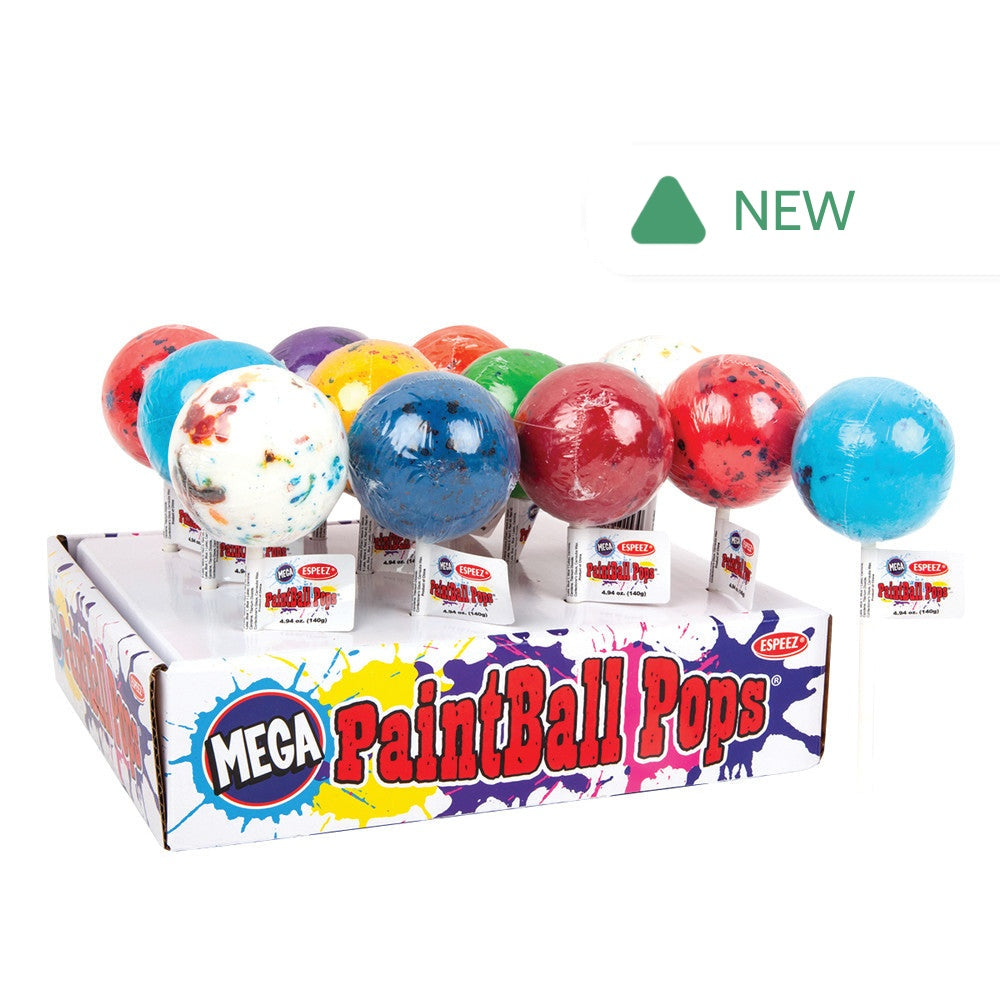 Wholesale Mega Paintball Pops Assorted 4.8 Oz- Bulk