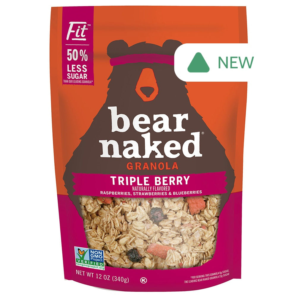 Wholesale Bear Naked Triple Berry Granola 12 Oz Pouch- Bulk