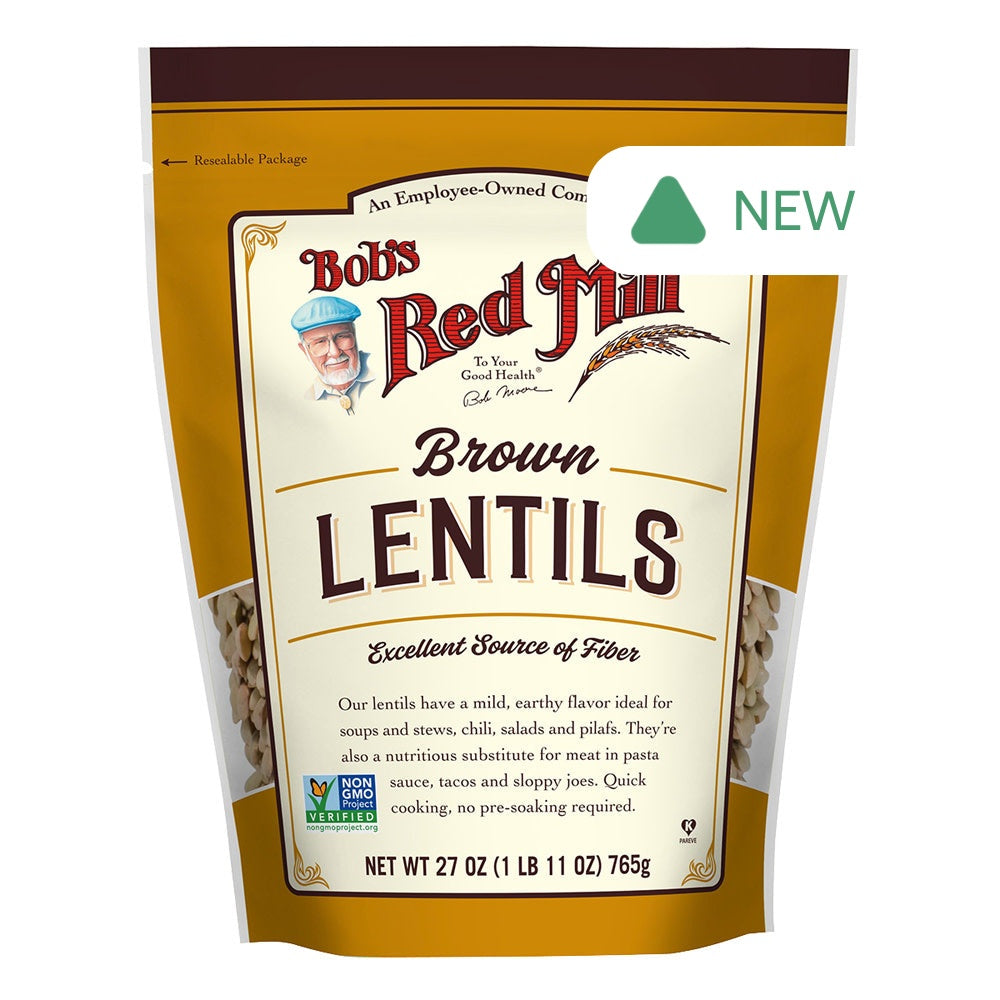 Wholesale Bob'S Red Mill Brown Lentils 27 Oz Pouch- Bulk