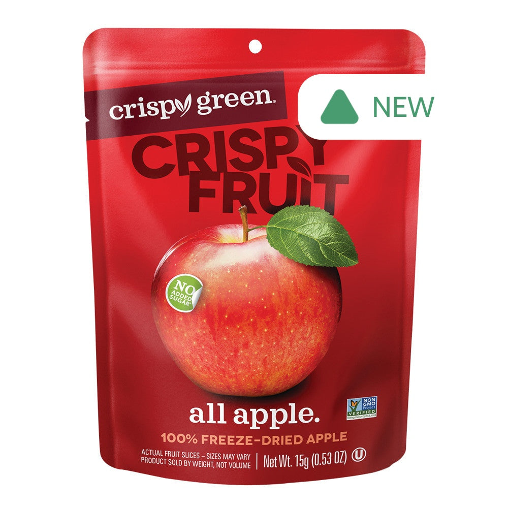 Wholesale Crispy Green All Apple Crispy Fruit 0.53 Oz Pouch- Bulk
