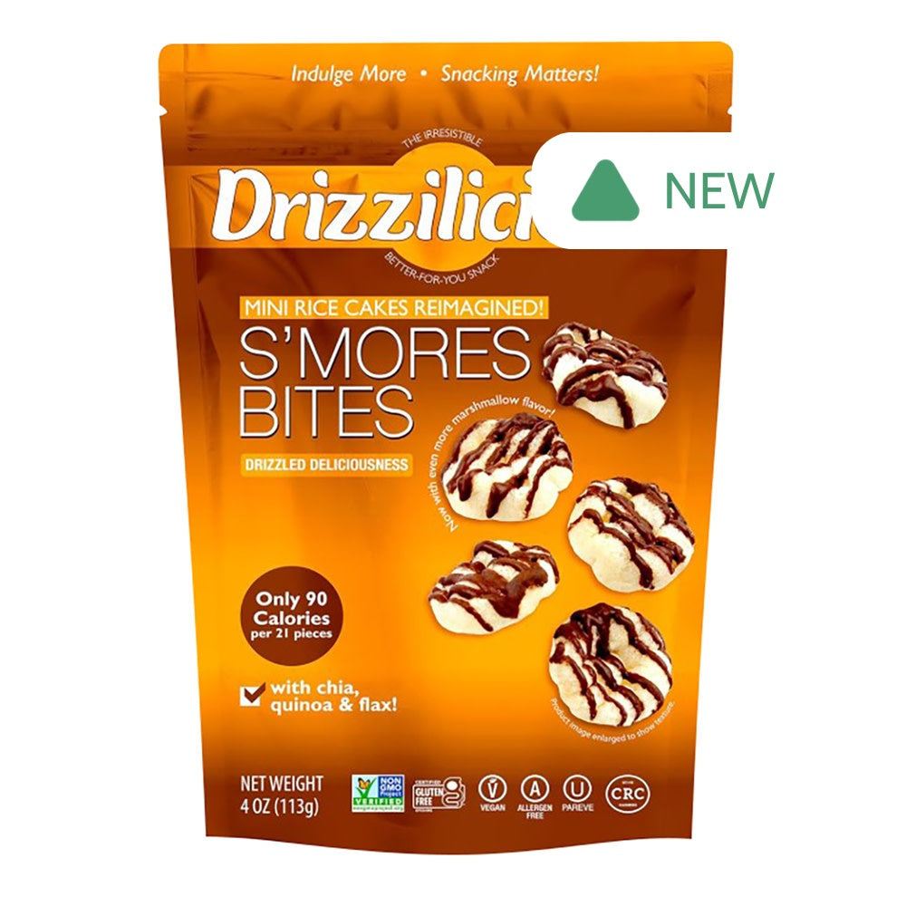 Wholesale Drizzilicious S'Mores Drizzle Bites 4 Oz Pouch- Bulk