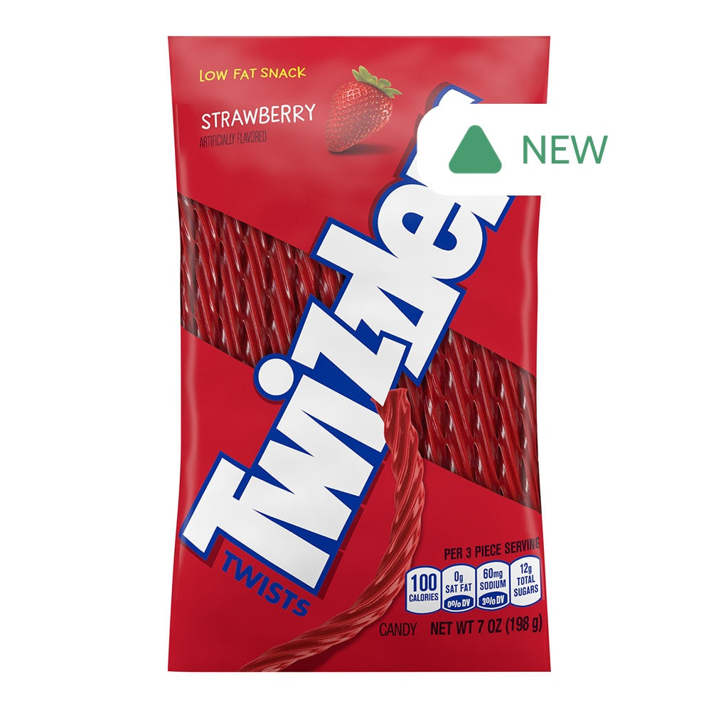 Wholesale Twizzlers Strawberry Twists 7 Oz Peg Bag- Bulk