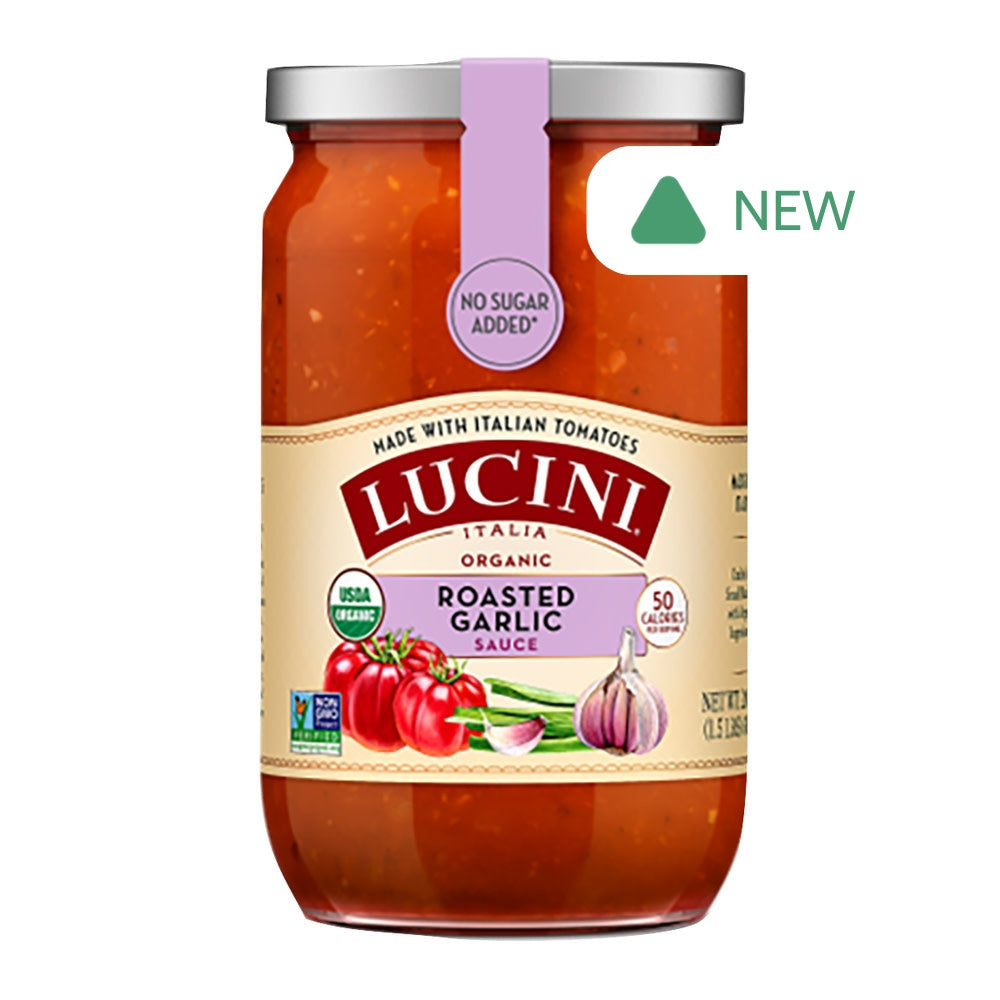 Wholesale Lucini Organic Pasta Sauce Rustic Garlic Marinara 25.5 Oz- Bulk