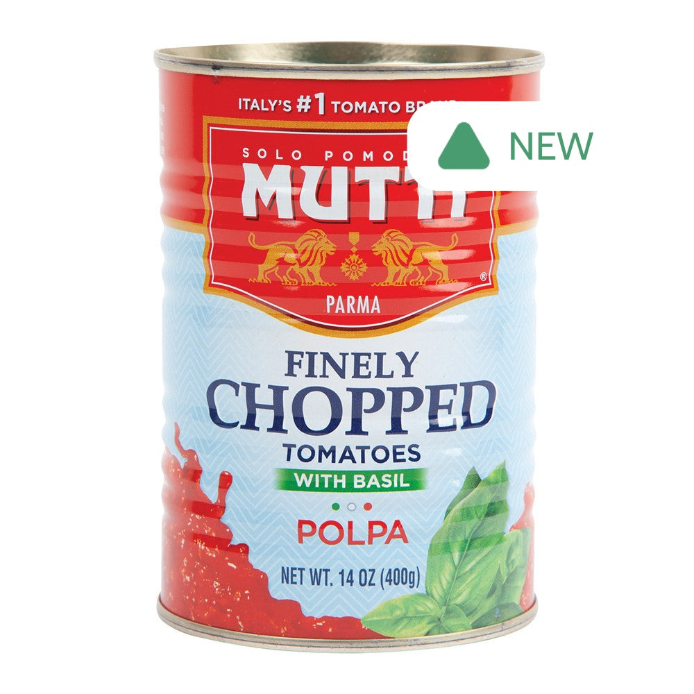 Wholesale Mutti Finely Chopped Tomatoes With Basil 14 Oz Can- Bulk
