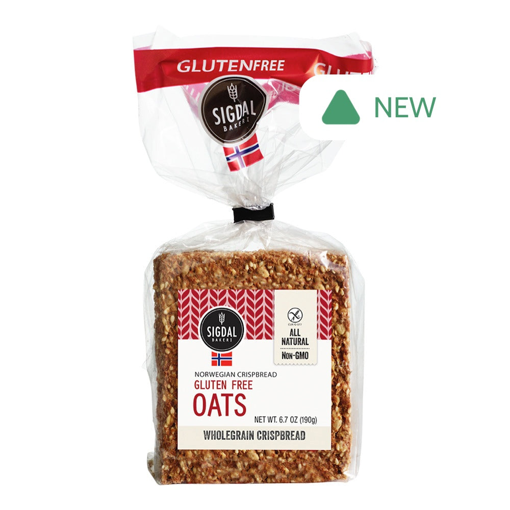 Wholesale Sigdal Gluten Free Oats Crispbread 8.29 Oz- Bulk