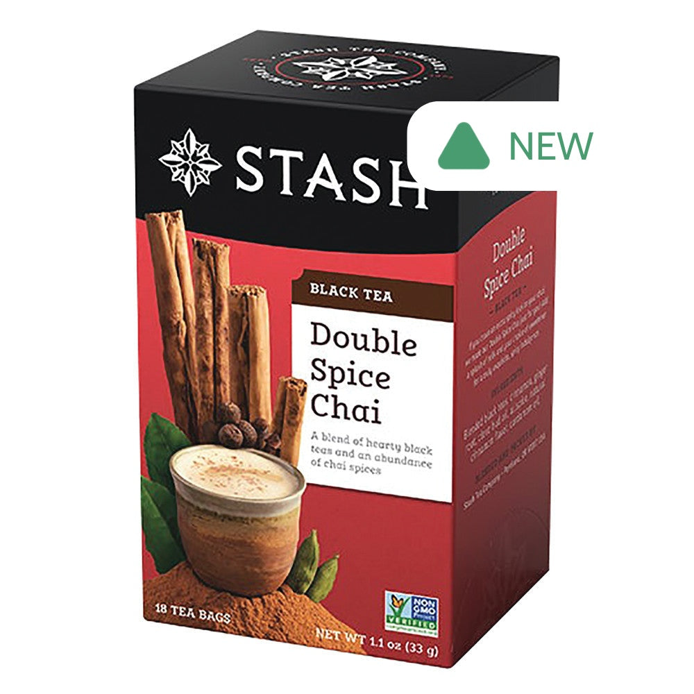 Wholesale Stash Double Spice Chai Black Tea 18 Ct Box- Bulk
