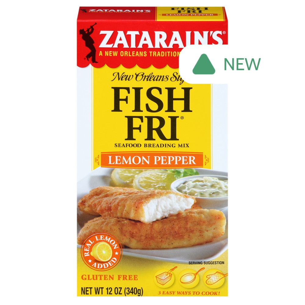 Wholesale Zatarains Lemon Pepper Fish Fri 12 Oz Box- Bulk