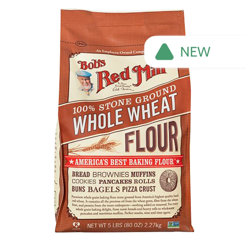 Wholesale Bob'S Red Mill Whole Wheat Flour 5 Lb Pouch- Bulk