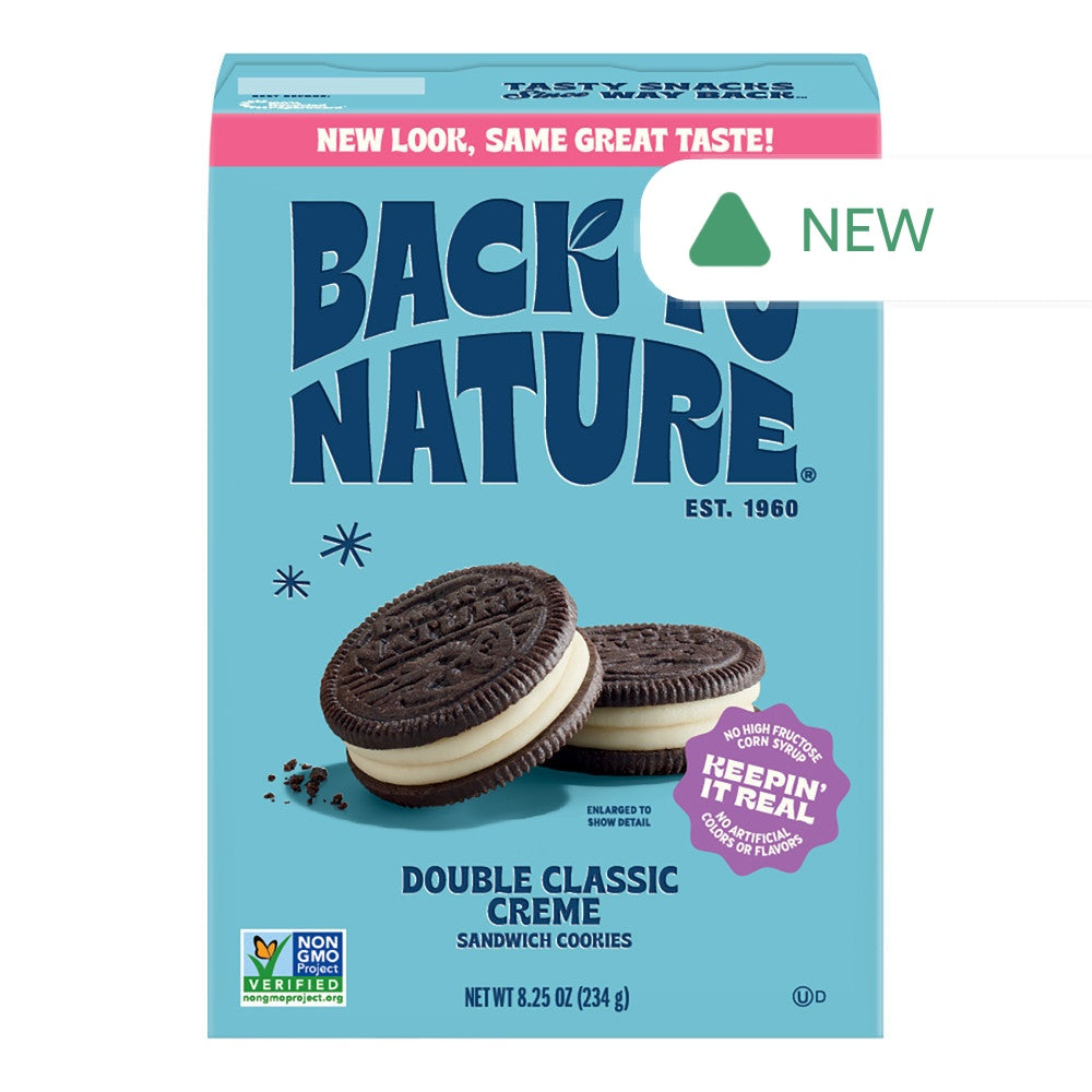 Wholesale Back To Nature Double Classic Creme Cookies 8.25 Oz Box- Bulk