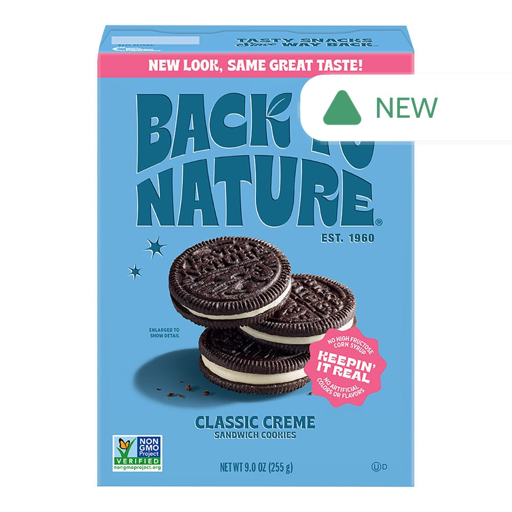 Wholesale Back To Nature Classic Creme Sandwich Cookies 9 Oz Box- Bulk