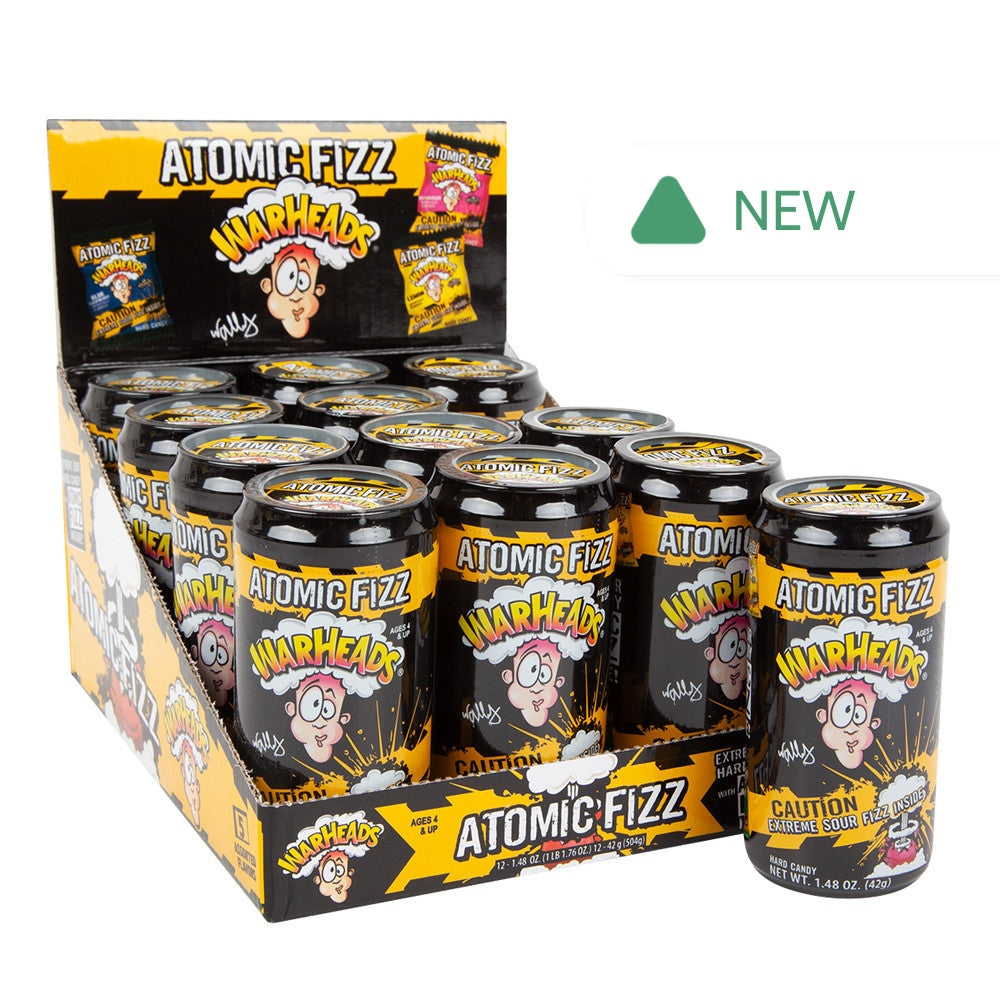Wholesale Warheads Atomic Fizz 1.48 Oz Can- Bulk