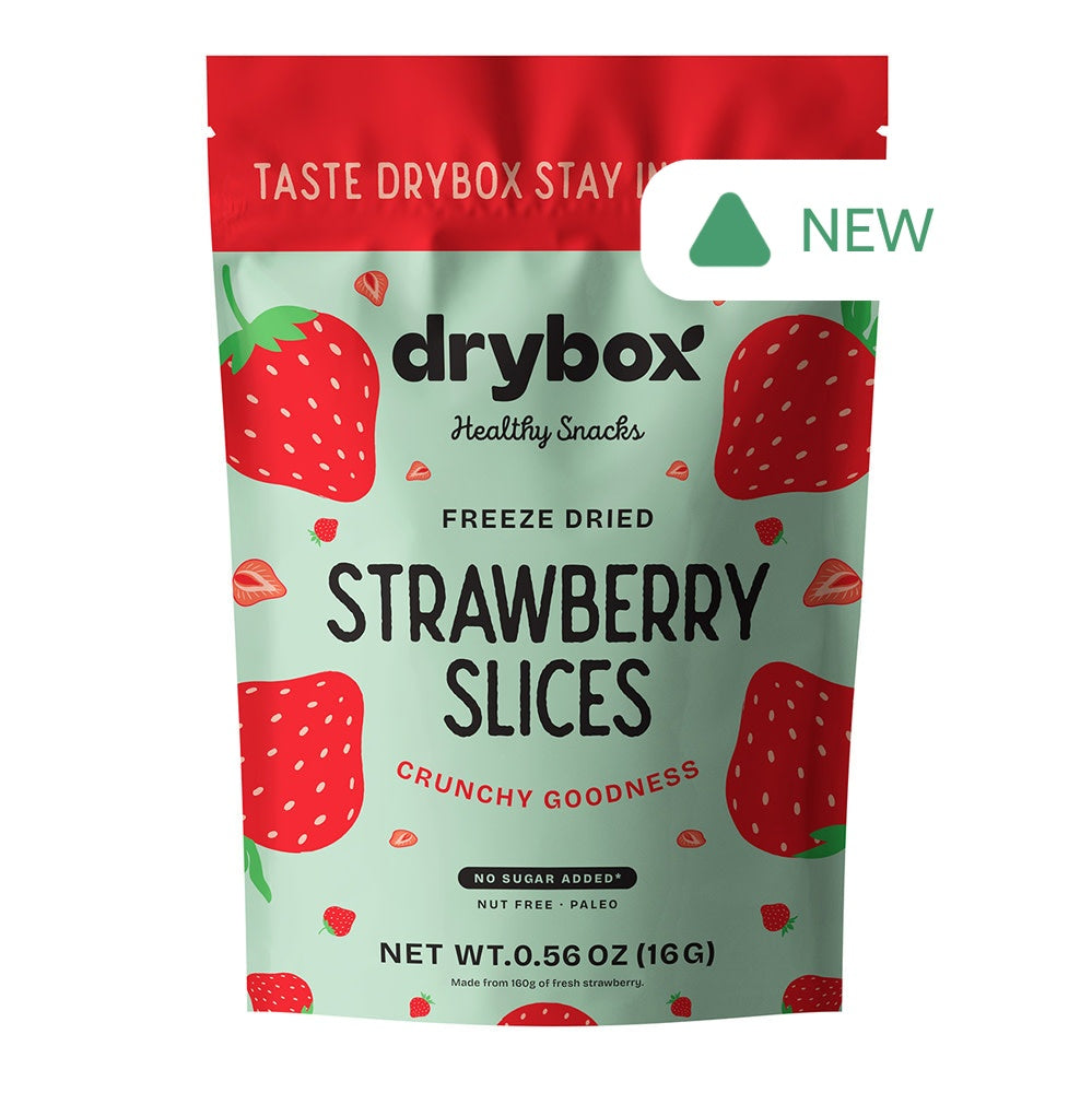 Wholesale Drybox Freeze Dried Strawberry Chips 0.5 Oz Bag- Bulk