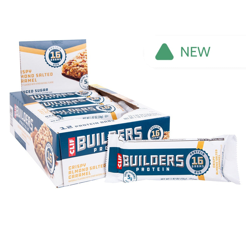 Wholesale Clif Bar Crispy Almond Caramel Builders 1.97 Oz- Bulk