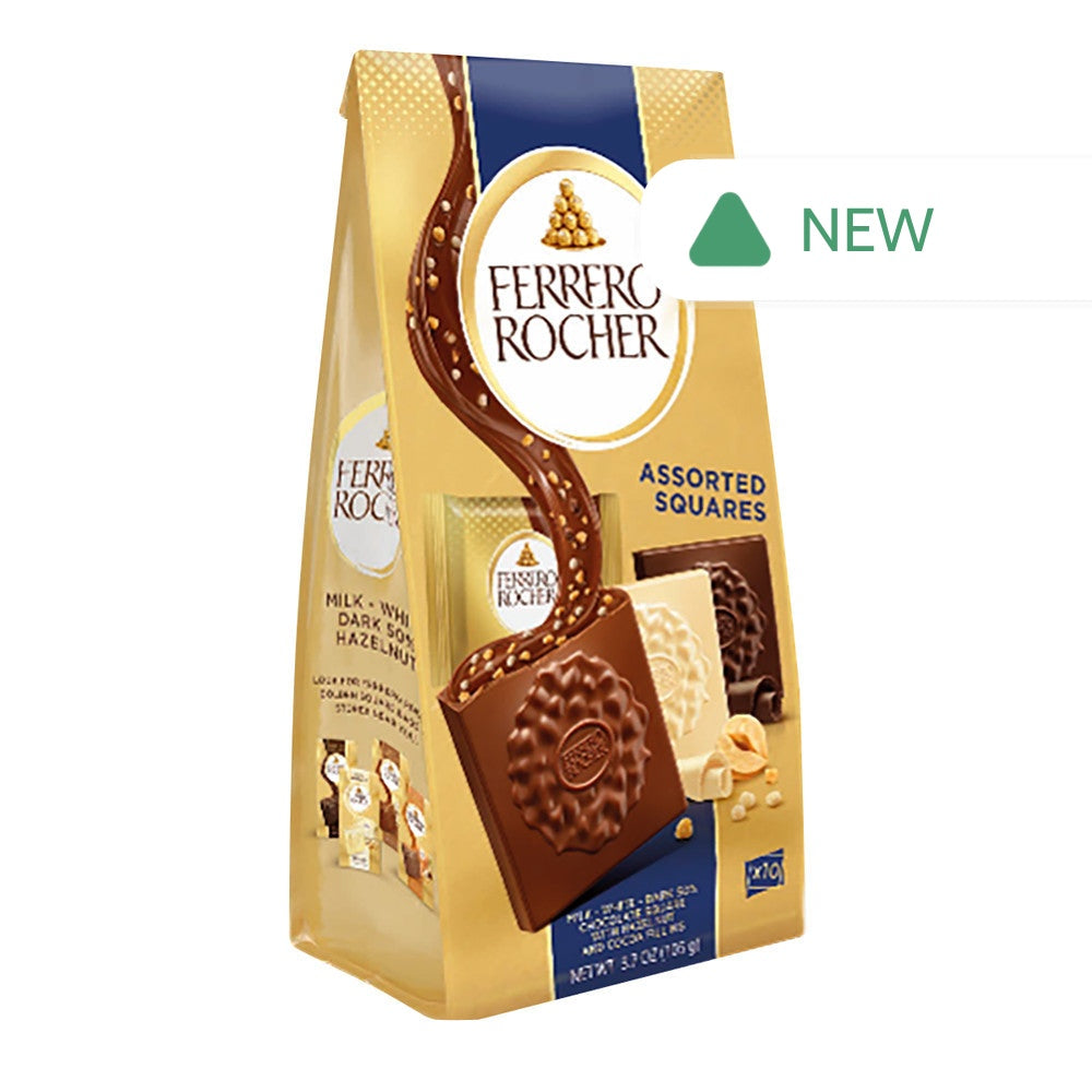Wholesale Ferrero Rocher Assorted Hazelnut Squares 3.7 Oz Bag- Bulk