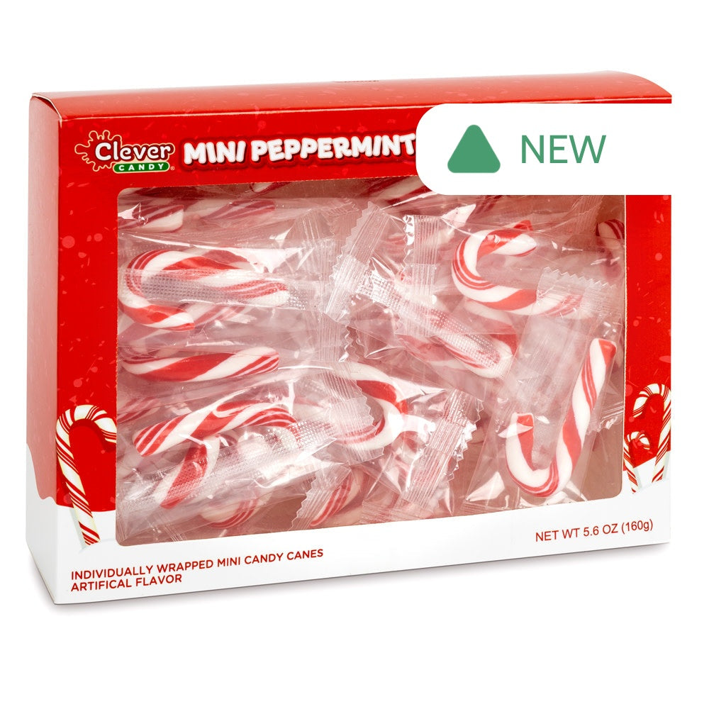 Wholesale Müttenberg Candy Mini Wrapped Candy Canes 0.14 Oz Box- Bulk