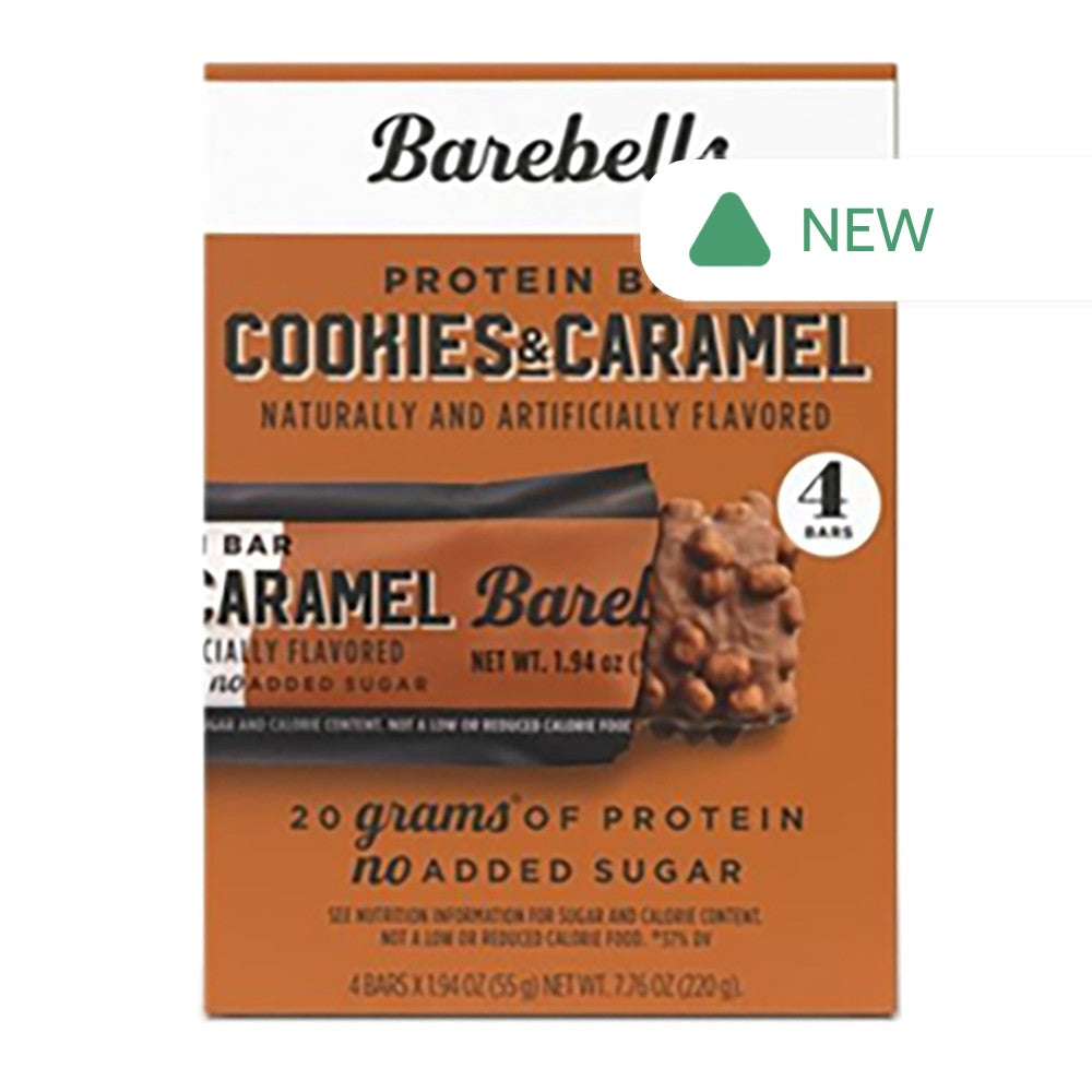 Wholesale Barebells - Cookies&Caramel Bars(4Ct) - 7.76Oz- Bulk