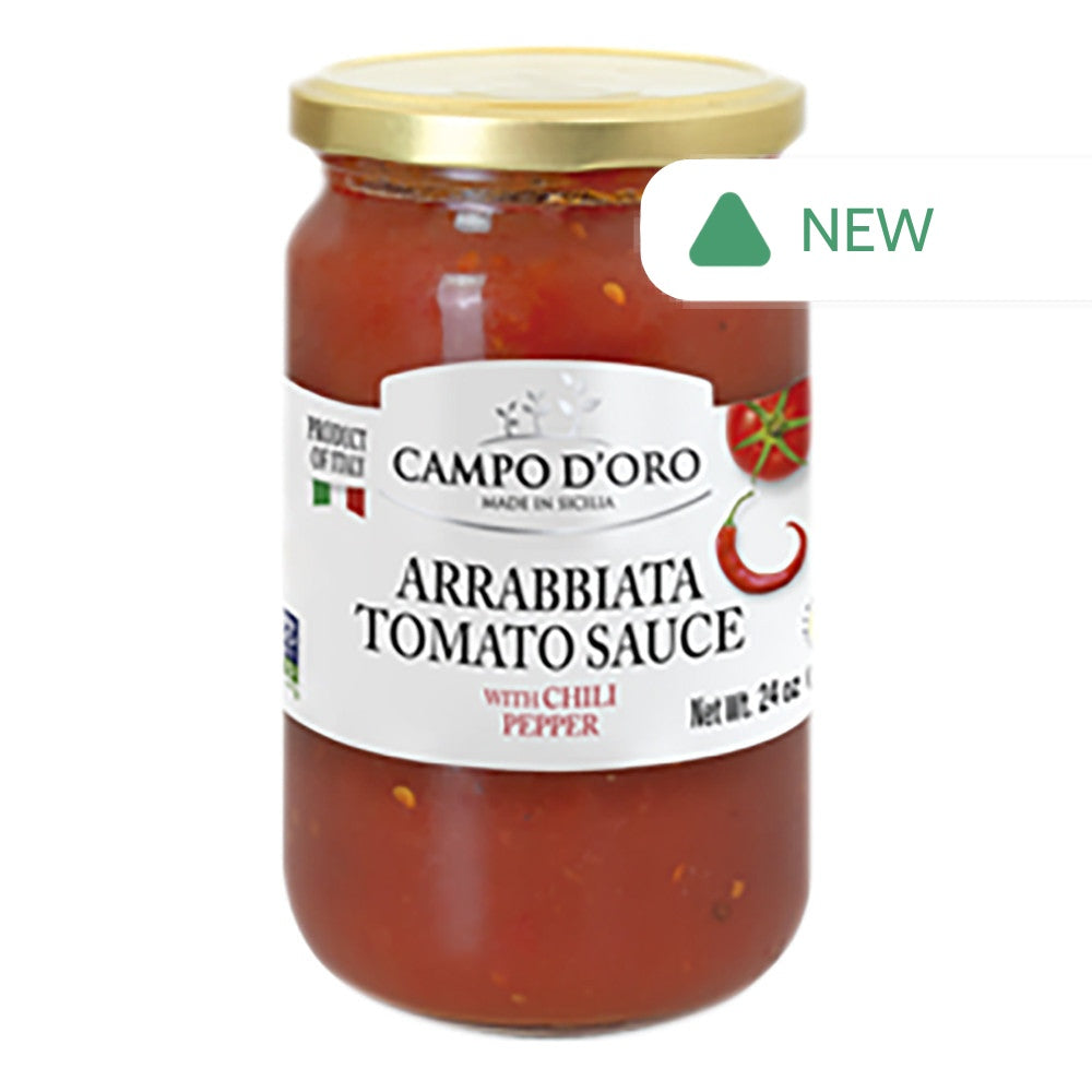 Wholesale Campo D'Oro - Tomato Arrabbiata Sauce - 24Oz- Bulk