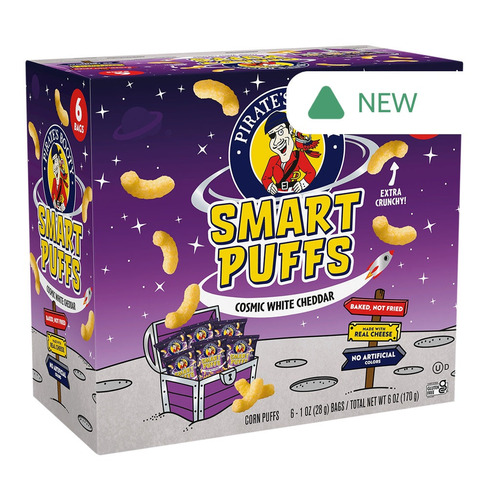 Wholesale Pirates Booty - Multipack Smart Puffs(6Ct) - 6Oz- Bulk