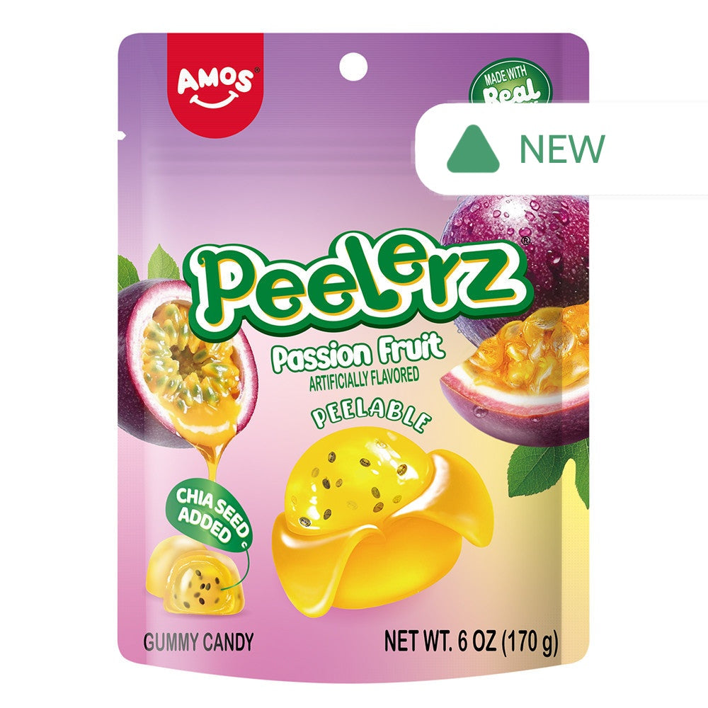Wholesale Peelerz Gummy Passionfruit 6 Oz Bag- Bulk