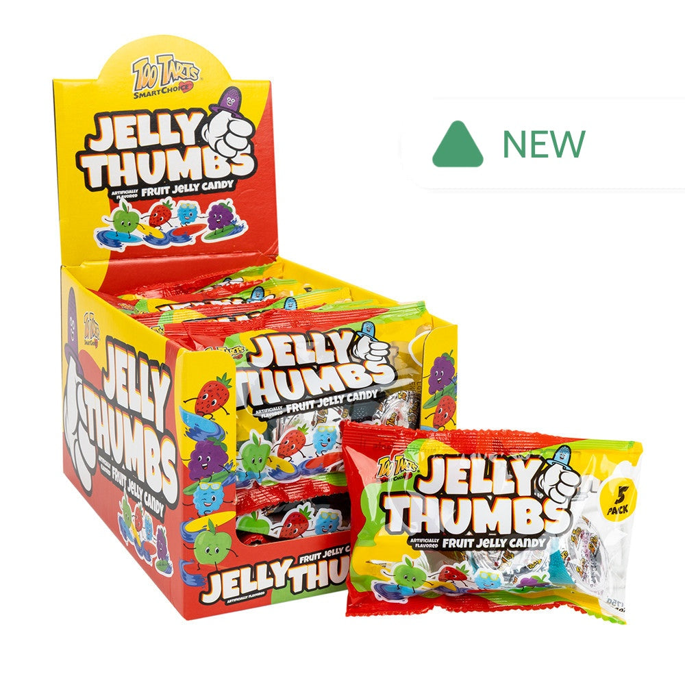Wholesale Too Tarts Jelly Thumbs 2.6 Oz Bag- Bulk