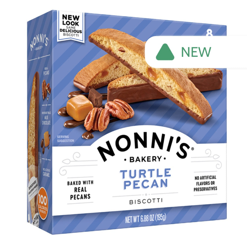 Wholesale Nonni'S - Biscotti Turtle Pecan(8Ct) - 6.88Oz- Bulk