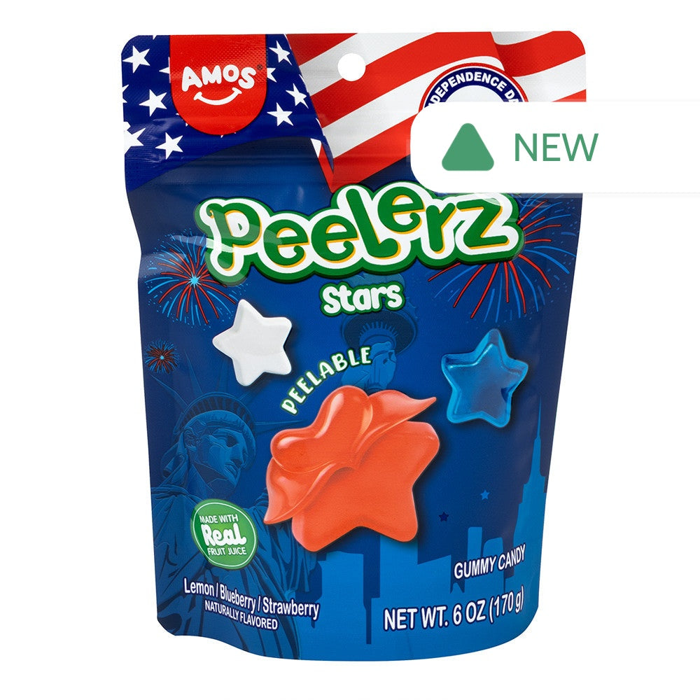 Wholesale Peelerz Gummy Stars 6 Oz Bag- Bulk