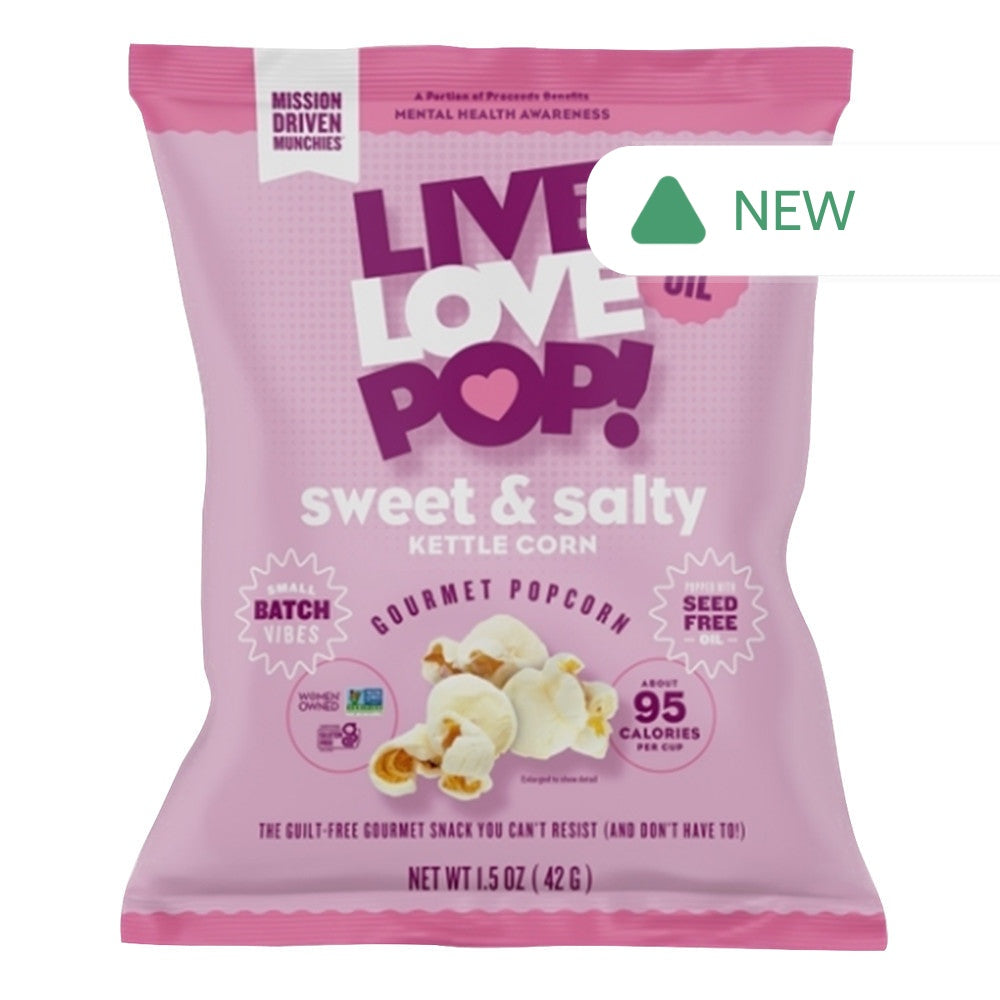 Wholesale Live Love Pop Sweet & Salty Popcorn 1.5 Oz- Bulk
