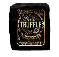 Wholesale Plymouth Black Truffle Cheddar Cuts 8 Oz- Bulk