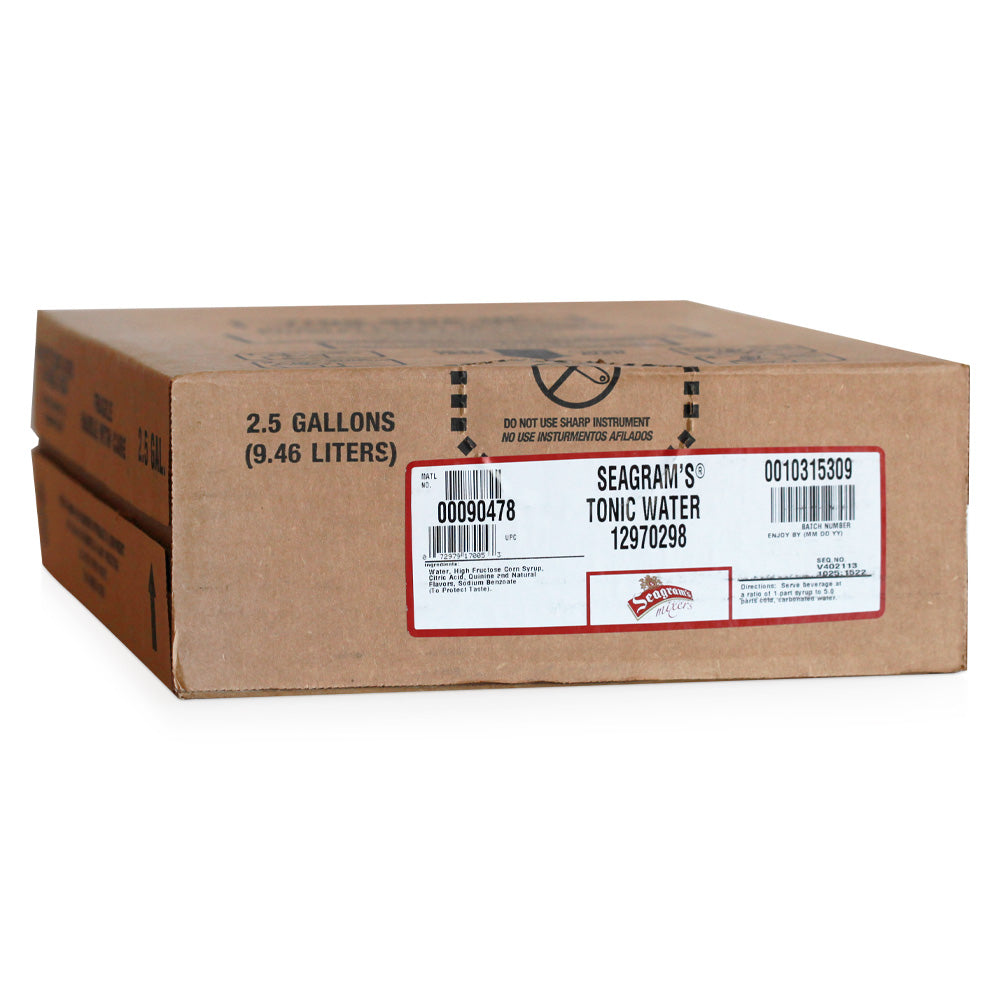 Wholesale Seagram'S Case Tonic Water Syrup Bib- Bulk