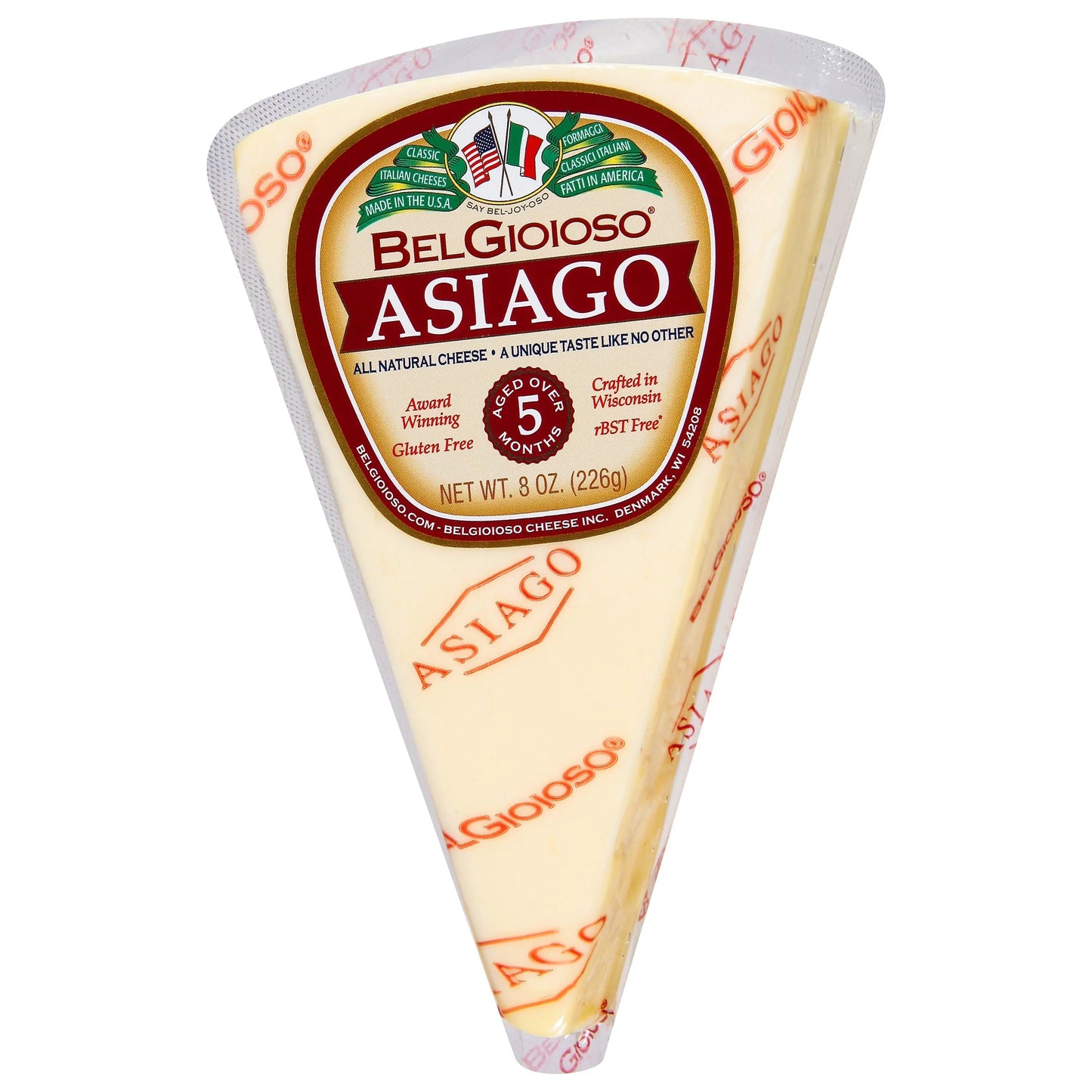 Wholesale Bel Gioioso Exact Weight Asiago- Bulk