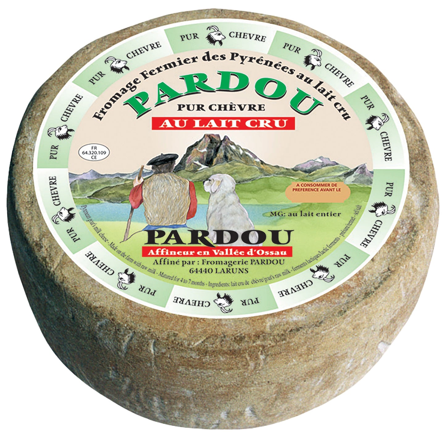 Wholesale Pyrenees Chevre Fermier Pardou 2.8K- Bulk
