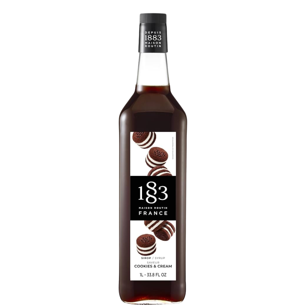 Wholesale 1883 Case Cookies And Cream Syrup Beverage- Bulk