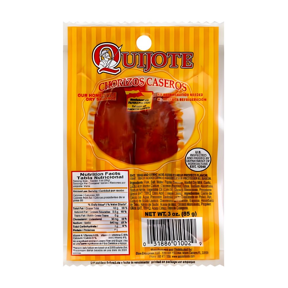 Wholesale Quijote 3Oz Chorizo ro Sausage | 3 oz- Bulk