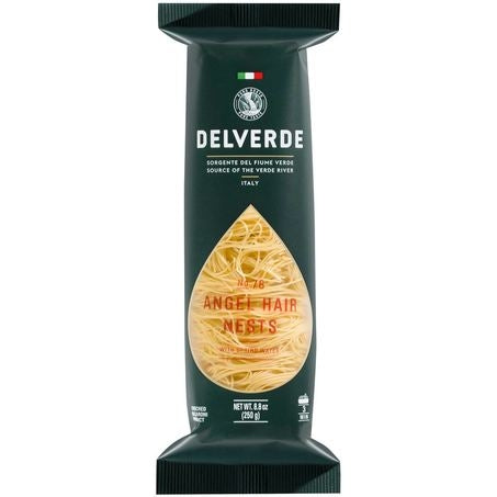 Wholesale Delverde Angel Hair Tube Nests | 8.8 oz- Bulk
