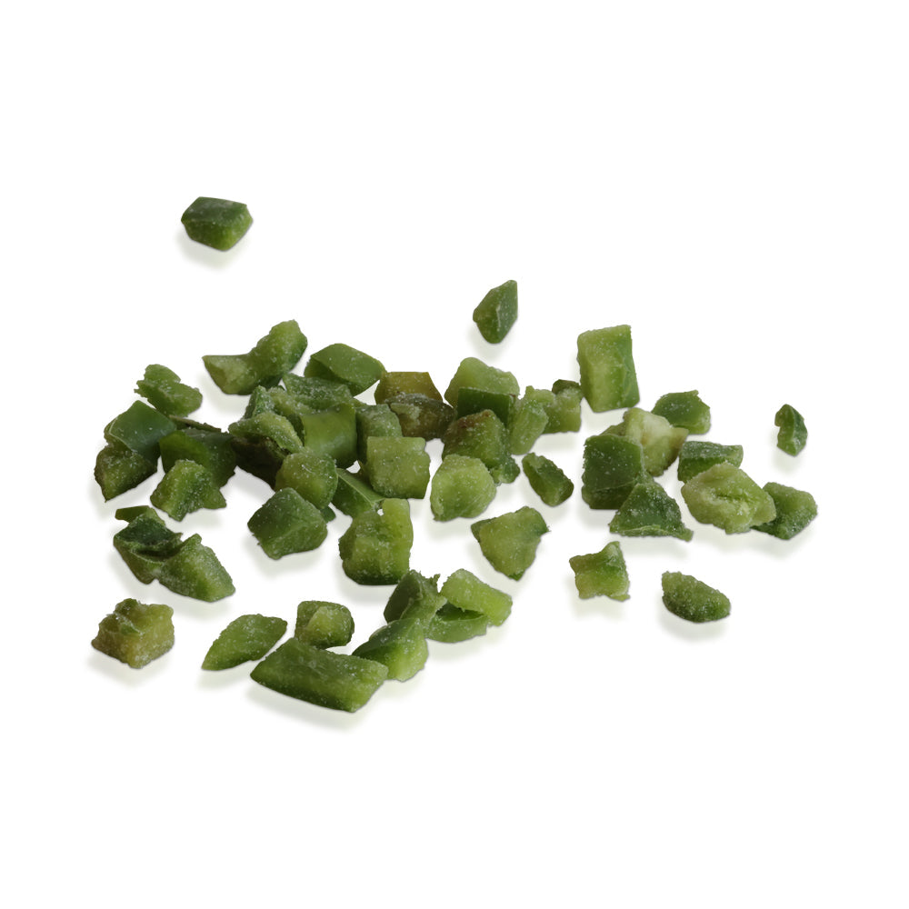 Wholesale BoxNCase Case Diced Green Peppers- Bulk