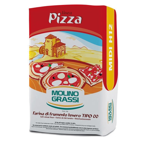 Wholesale Molino Grassi Case H12 Neapolitan 00 Pizza Flour- Bulk