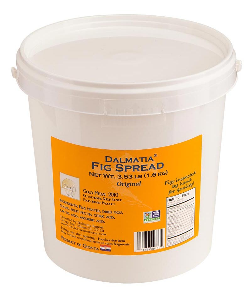 Wholesale Dalmatia Fig Spread Tubs 3.53#- Bulk