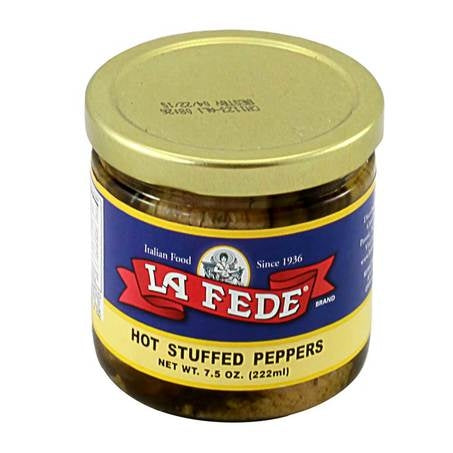Wholesale La Fede Case Hot Stuffed Peppers- Bulk