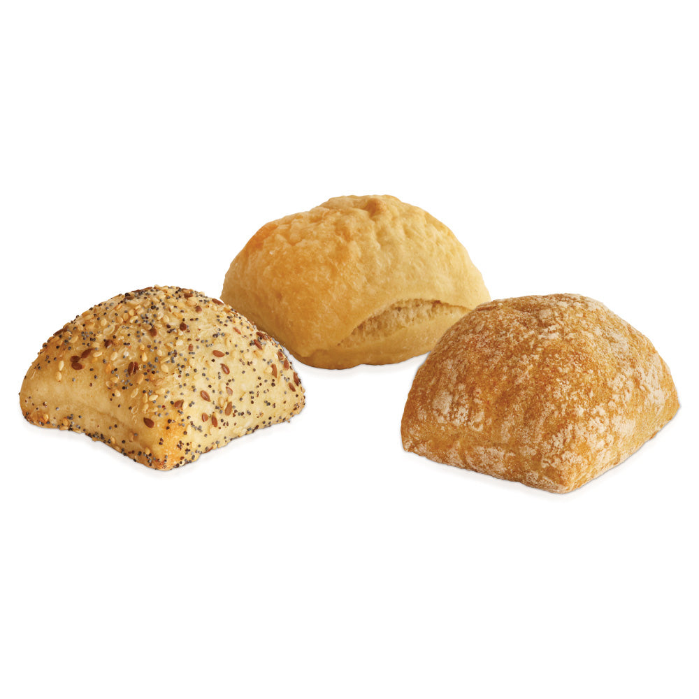 Wholesale Tribeca Oven Case 1.2Oz Assorted Dinner Rolls- Bulk