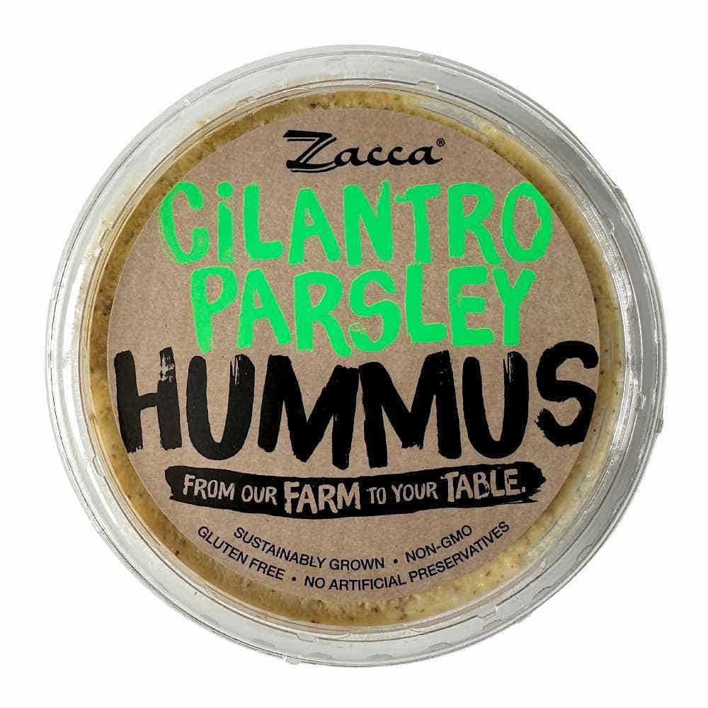 Wholesale Zacca Hummus Cilantro Parsley Hummus 10 Oz- Bulk