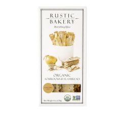 Wholesale Rustic Bakery Everything Spice Classic Flatbread Organic Vegan 6 Oz- Bulk