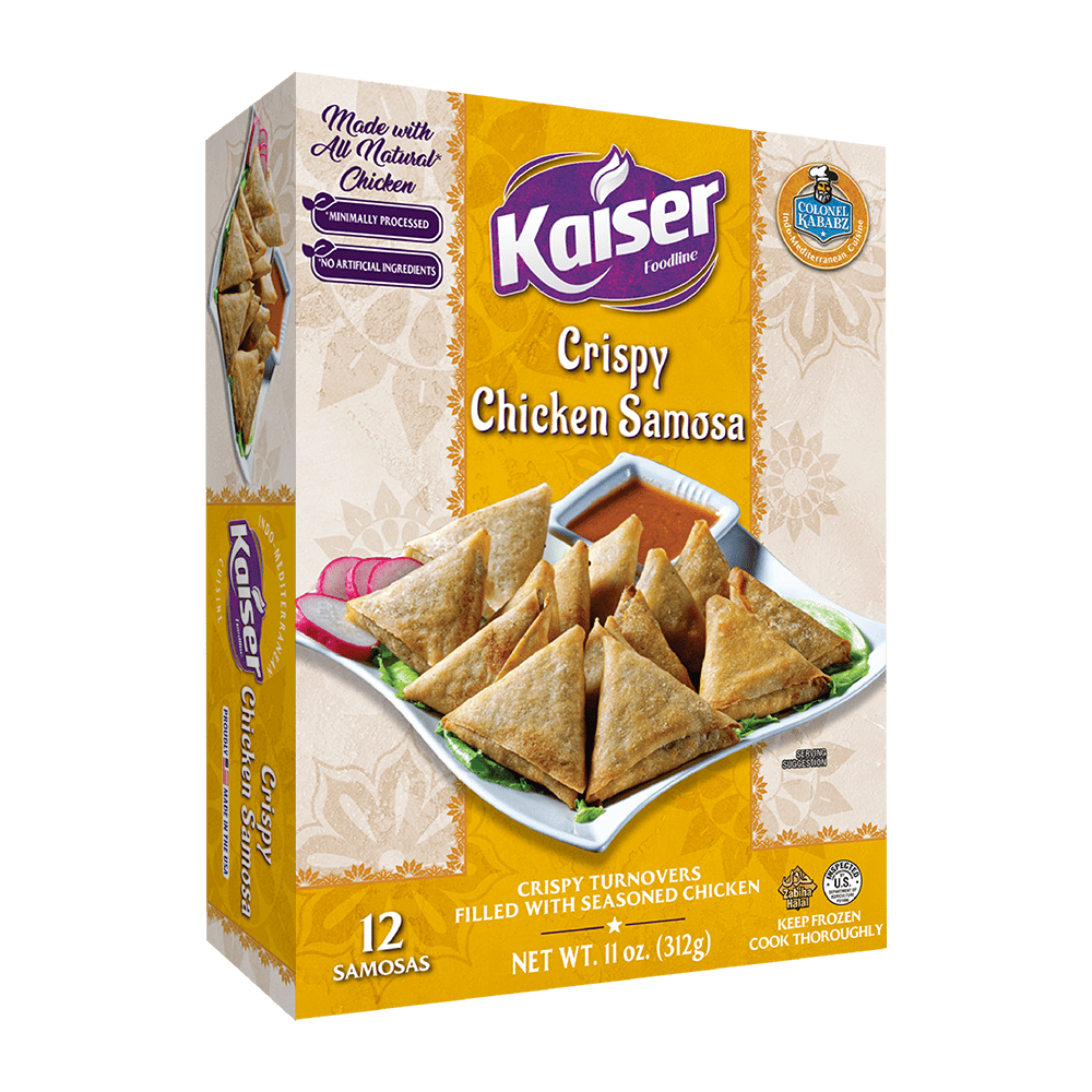 Wholesale Colonel Kababz Crispy Chicken Samosa 312g- Bulk