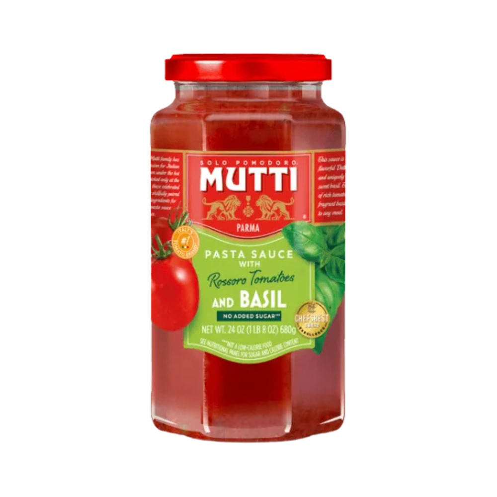 Wholesale Mutti Case Tomato And Basil Pasta Sauce- Bulk
